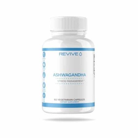 Flacon d'Ashwagandha REVIVE gestion du stress.