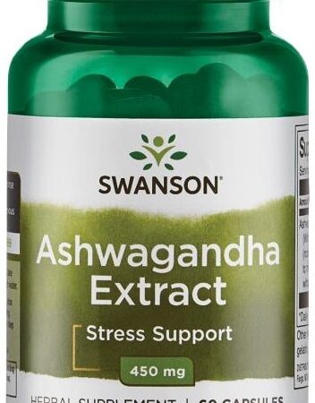 Pot de complément Ashwagandha pour le stress.