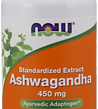 Pot de complément Ashwagandha, 450 mg, végétalien.