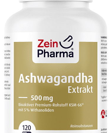 Ashwagandha Extract, 500mg - 120 caps