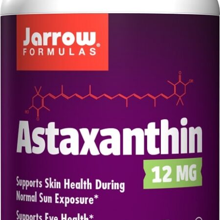 Flacon d'astaxanthine, complément alimentaire Jarrow Formulas.