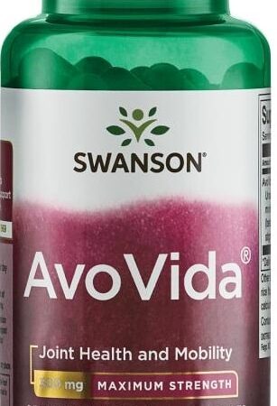 Flacon Swanson AvoVida, complément alimentaire pour articulations.