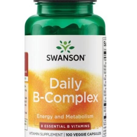 Pot de vitamines B-Complex Swanson, complément quotidien.