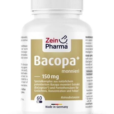 Bacopa Monnieri+, 150mg - 60 caps