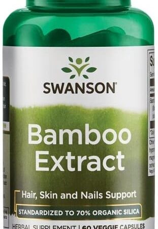 Complément alimentaire Swanson extrait de bambou.