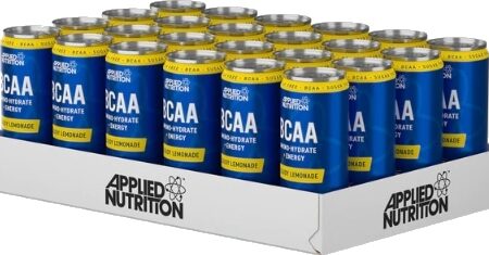Pack de canettes nutritionnelles Applied Nutrition BCAA.