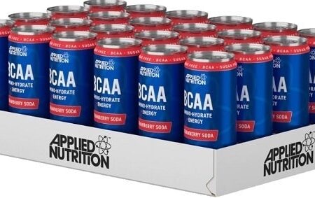 Pack de canettes nutritionnelles Applied Nutrition BCAA.
