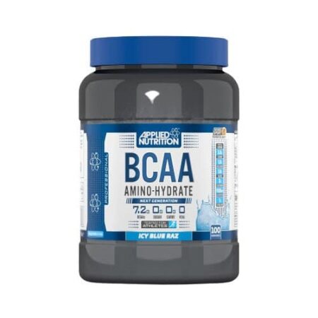 Pot de BCAA Amino-Hydrate, supplément nutritionnel.