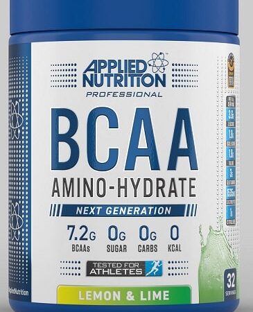 Pot de BCAA goût citron et lime.