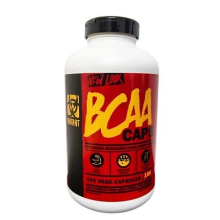 Pot de capsules BCAA pour compléments alimentaires.