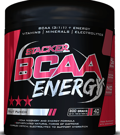 Pot de BCAA Energy, complément alimentaire sportif.