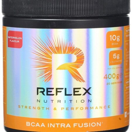 Pot de BCAA Reflex Nutrition goût pastèque.