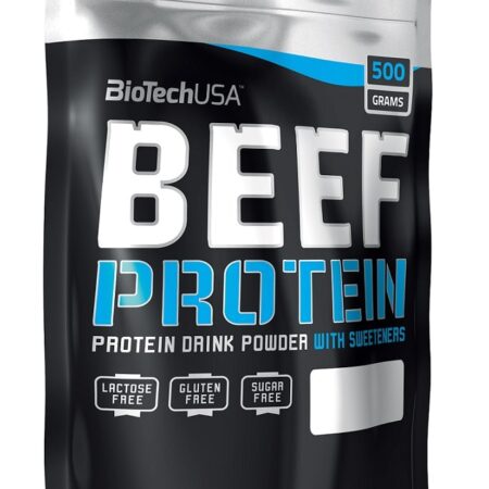 Poudre protéine de bœuf sans lactose, gluten, sucre.