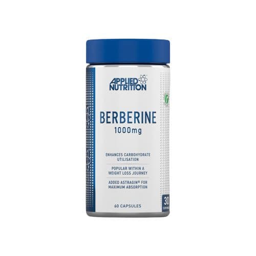 Bouteille Berberine 1000mg Applied Nutrition, 60 capsules.