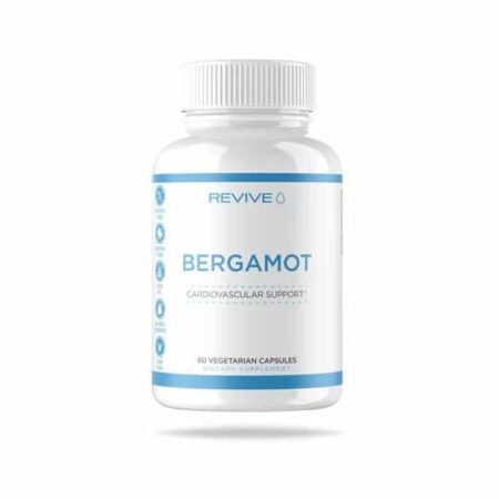 Flacon de complément alimentaire Bergamot pour le cœur.