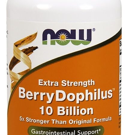 Flacon probiotiques BerryDophilus 10 milliards, complément alimentaire.