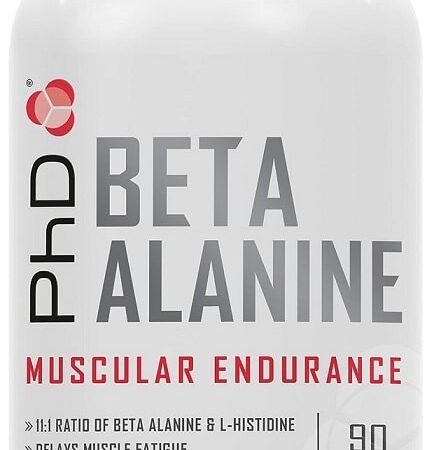 Pot de complément Beta Alanine pour endurance musculaire.