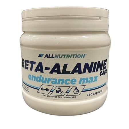 Pot de capsules Bêta-Alanine pour l'endurance.