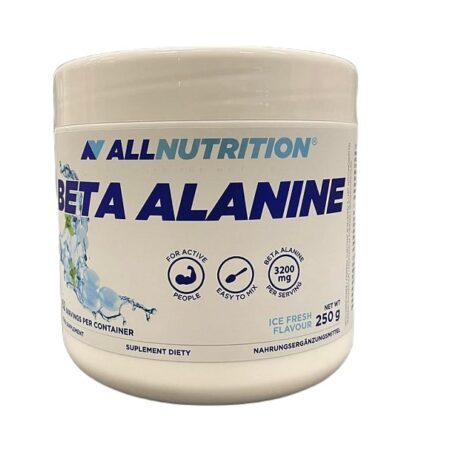 Pot de supplément Beta Alanine AllNutrition, saveur glace.