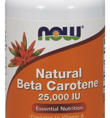 Complément alimentaire bêta-carotène naturel.