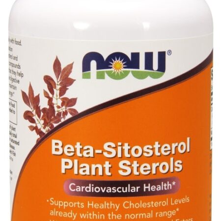 Bouteille de complément alimentaire Now Beta-Sitostérol.