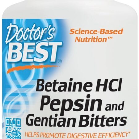 Supplément digestif Betaine HCI et Pepsine.