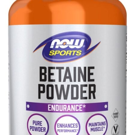 Pot de poudre de bétaïne, complément alimentaire sportif.