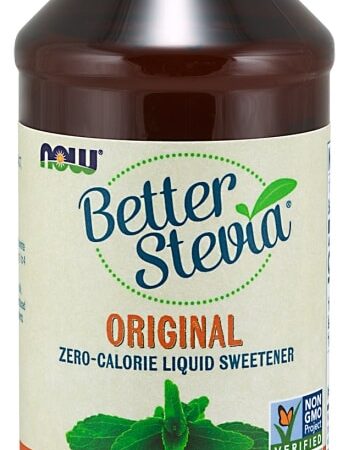 Édulcorant liquide Stevia sans calories.