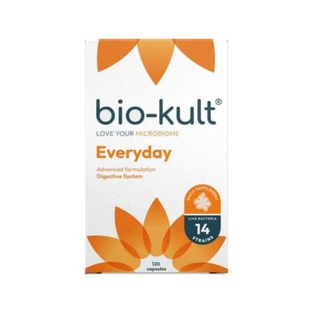 Boîte de Bio-Kult probiotiques, 120 capsules.