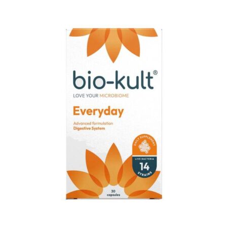 Boîte Bio-Kult probiotiques 30 capsules.