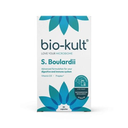 Boîte de Bio-Kult S. Boulardii, complément probiotique.