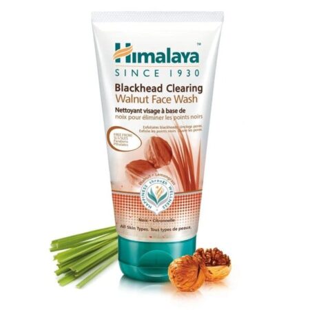 Nettoyant visage Himalaya aux noix anti-points noirs.