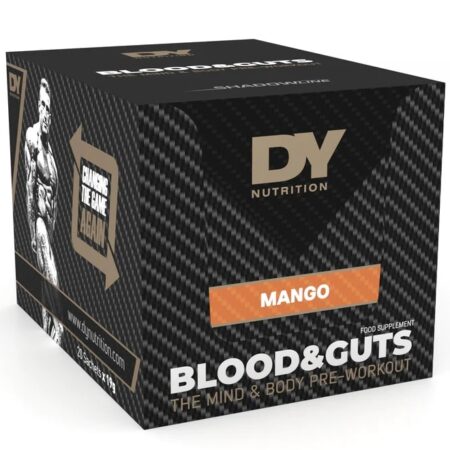 Boîte complément alimentaire pré-entraînement mangue DY Nutrition