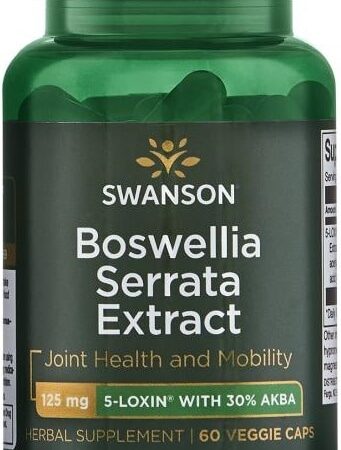 Flacon supplément Boswellia pour articulations Swanson.
