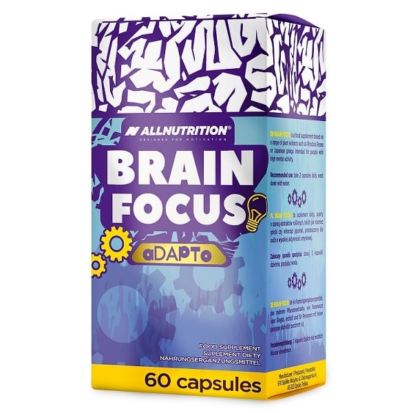 Boîte de complément alimentaire Brain Focus, 60 capsules.
