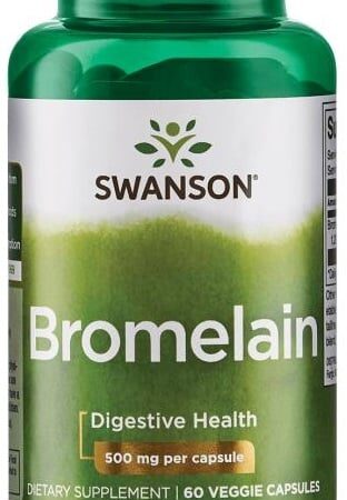 Supplément alimentaire Bromélaïne Swanson pour la digestion.