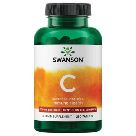 Flacon de vitamine C Swanson pour immunité.