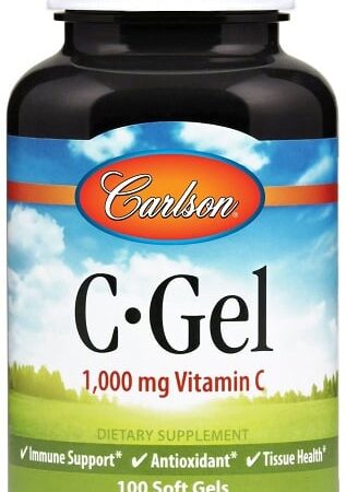 Complément alimentaire Carlson C-Gel 1000mg Vitamine C.