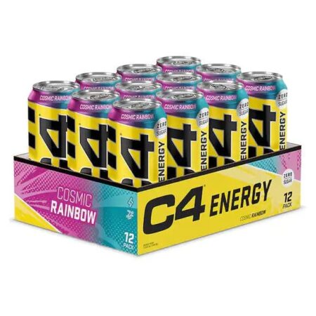 Pack de 12 boissons énergisantes C4 Cosmic Rainbow.