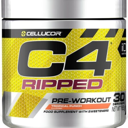 Pot de pré-entraînement C4 Ripped, Cellucor.