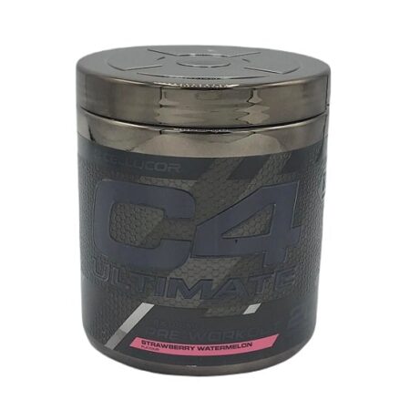 Pot de pré-entraînement C4 Ultimate goût fraise-pastèque.