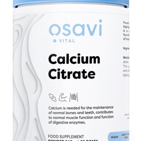 Pot de complément alimentaire Citrate de Calcium.