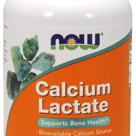 Flacon de supplément Calcium Lactate, 250 comprimés.