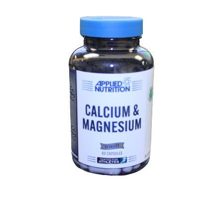 Pot de calcium et magnésium, compléments alimentaires, 90 gélules.