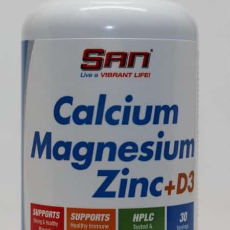 Flacon de compléments alimentaires Calcium Magnésium Zinc+D3.