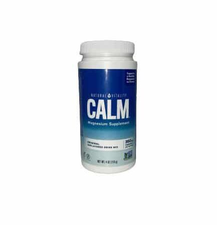Pot de supplément de magnésium CALM.
