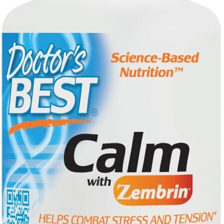 Supplément végan antistress Doctor's Best Calm Zembrin.