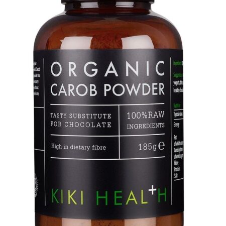 Pot de poudre de caroube bio Kiki Health.