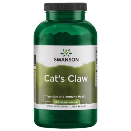Flacon de supplément à la griffe de chat Swanson.