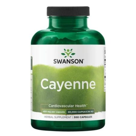 Pot de complément alimentaire Cayenne Swanson.